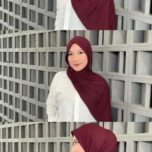Pashmina viscose bamboo tencel Jilbab Muslim Cantik Wanita Instan premium