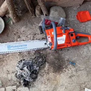 Chainsaw Pro MS383 Mesin Gergaji Bensin 20/22/24" dengan Aksesori Lengkap untuk Pemotongan Kayu