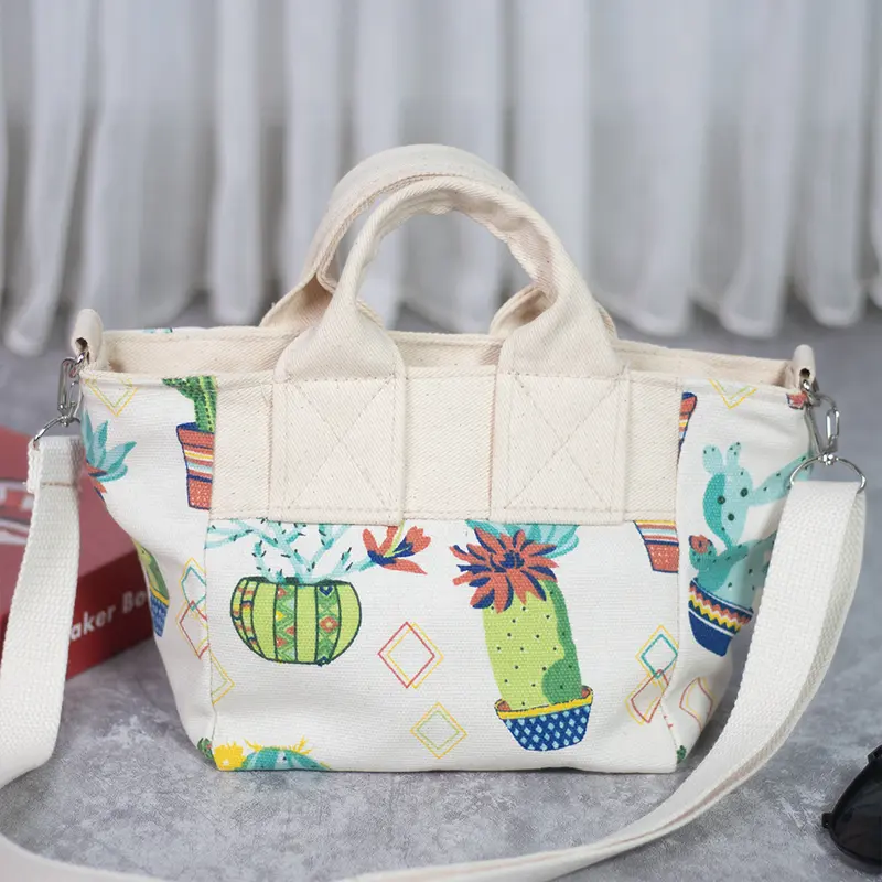 SPNB Slingbag Tas Selempang Mini Kanvas Selin FLR 5