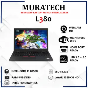 Laptop L380 Core I5 Ram 8GB SSD 512GB 14 Inch murah