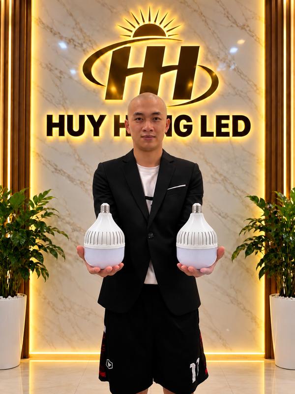 Combo 2 bóng đèn LED 60W – Tặng 2 đui chống nước