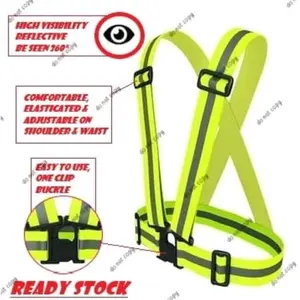 Rompi Reflektif Olahraga Lari Sepeda Malam High Visibility Safety Vest Pasti Ori