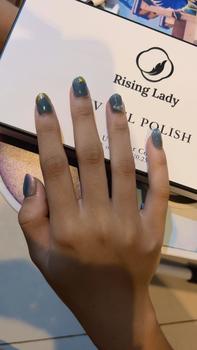 Product Review of Rising Lady Kutek Silver Moonlight Cat Eye Magnetic / Kutek Kuku Cat Eye Gel Polish / Kutek UV Gel for Nail Art 12 Colour 7,3ml from M**s P**e 0