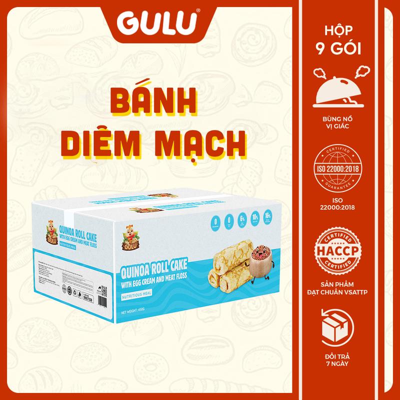 [DEAL KM] Combo 2 Hộp Bánh Dinh Dưỡng Cuộn Chà Bông Gulu Foods Thức Ăn Ăn Vặt