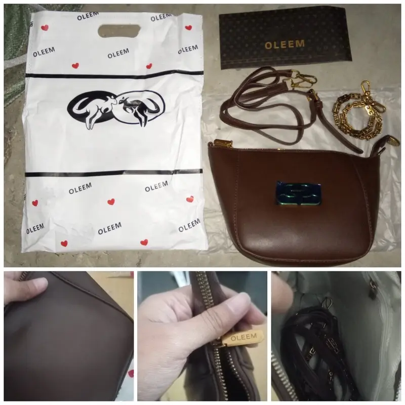 3086 TAS PREMIUM BRAND OLEEM DAN TANPA EMBOSS TAS SELEMPANG WANITA FREE PAPERBAG 5