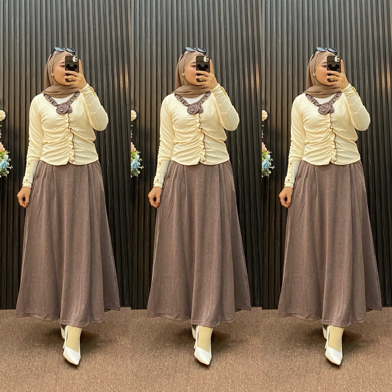 Stelan Rok Knit Premium Cantik Murah