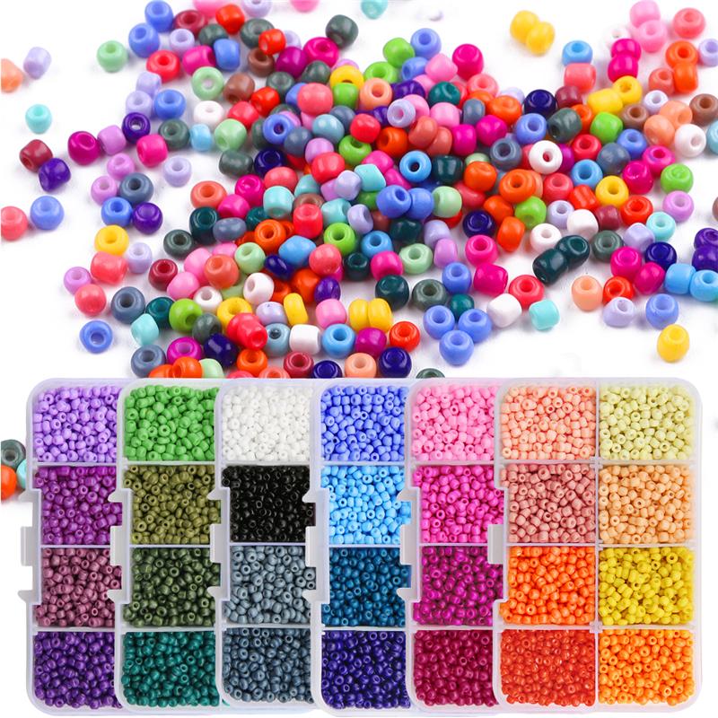 3mm Solid Color Baked Paint Plastic Beads Color Series, Rectangular ...
