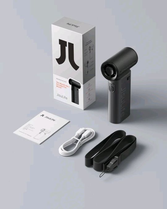 JISULIFE Life 9 Handheld Fan 3600mAh | Kipas Angin Portable Mini Fan Turbo dengan 5 Tingkat Kecepatan