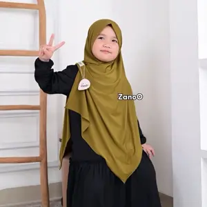 BYZANOO PASHBAND ANAK INSTAN - HIJAB PASHMINA TANPA TALI TERBARU UNTUK USIA 4 - 8 TAHUN