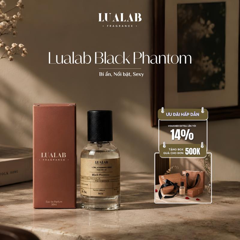 Nước hoa nam Lualab Black Phantom 30ml phong cách Sang trọng Quyến rũ Sexy NO.6