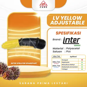 INTER SPAREPAET LV YELLOW ADJUSTABLE CONE NOZZLE (NOZZLE  UNTUK SPRAYER INTER)