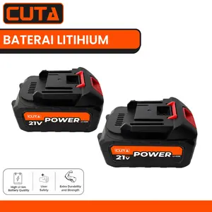 CUTA Baterai Bor Impact Gerinda Lithium Power Tools Battery Cordless Kapastias Tinggi Tahan Lama