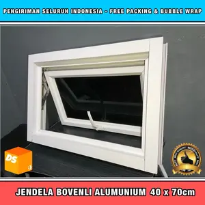JENDELA BOVENLI ALUMUNIUM 40 x 70cm (ALUMUNIUM WINDOW) - (PENGIRIMAN SELURUH INDONESIA)