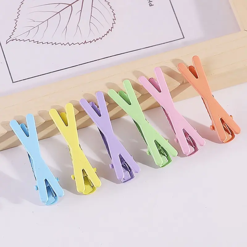 Kẹp Tóc, Đồ Trang Trí Tóc Dễ Thương, Phong Cách Instagram, Màu Pastel, Kẹp Mỏ Vịt, Phụ Kiện Cài Tóc, Kẹp Bang, Thích Hợp Cho Bé Gái 0