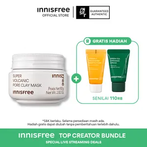 [Creator Exclusive Bundle] Buy 1 Get 2 Innisfree Super Volcanic Pore Clay Mask 100ml Bundle