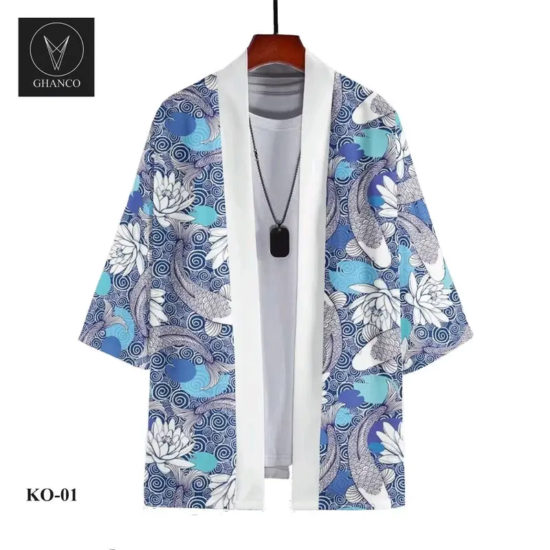 fashion pria dan wanita cardigan kimono Jepang harajuku 5