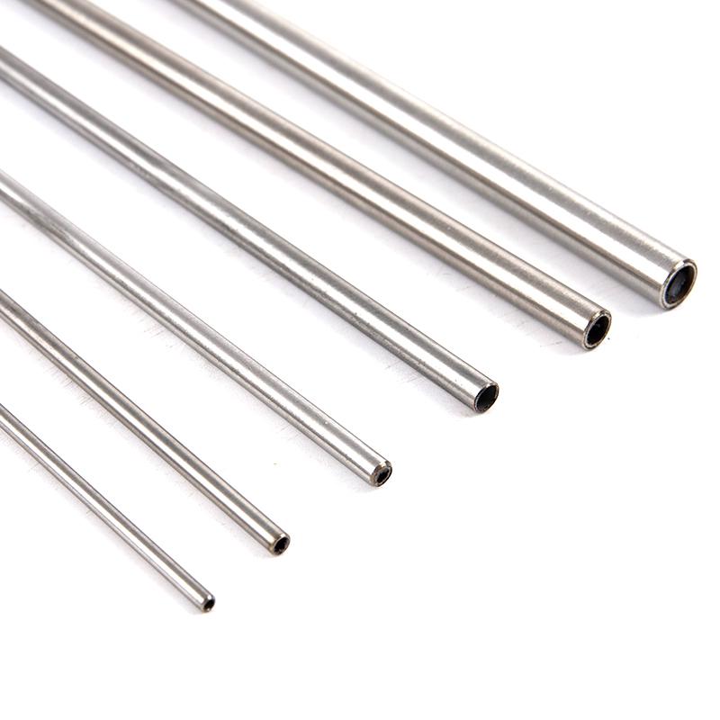 {bbipopyu}Ống mao dẫn bằng thép không gỉ 304 màu bạc, hình tròn, dài 250 mm,…