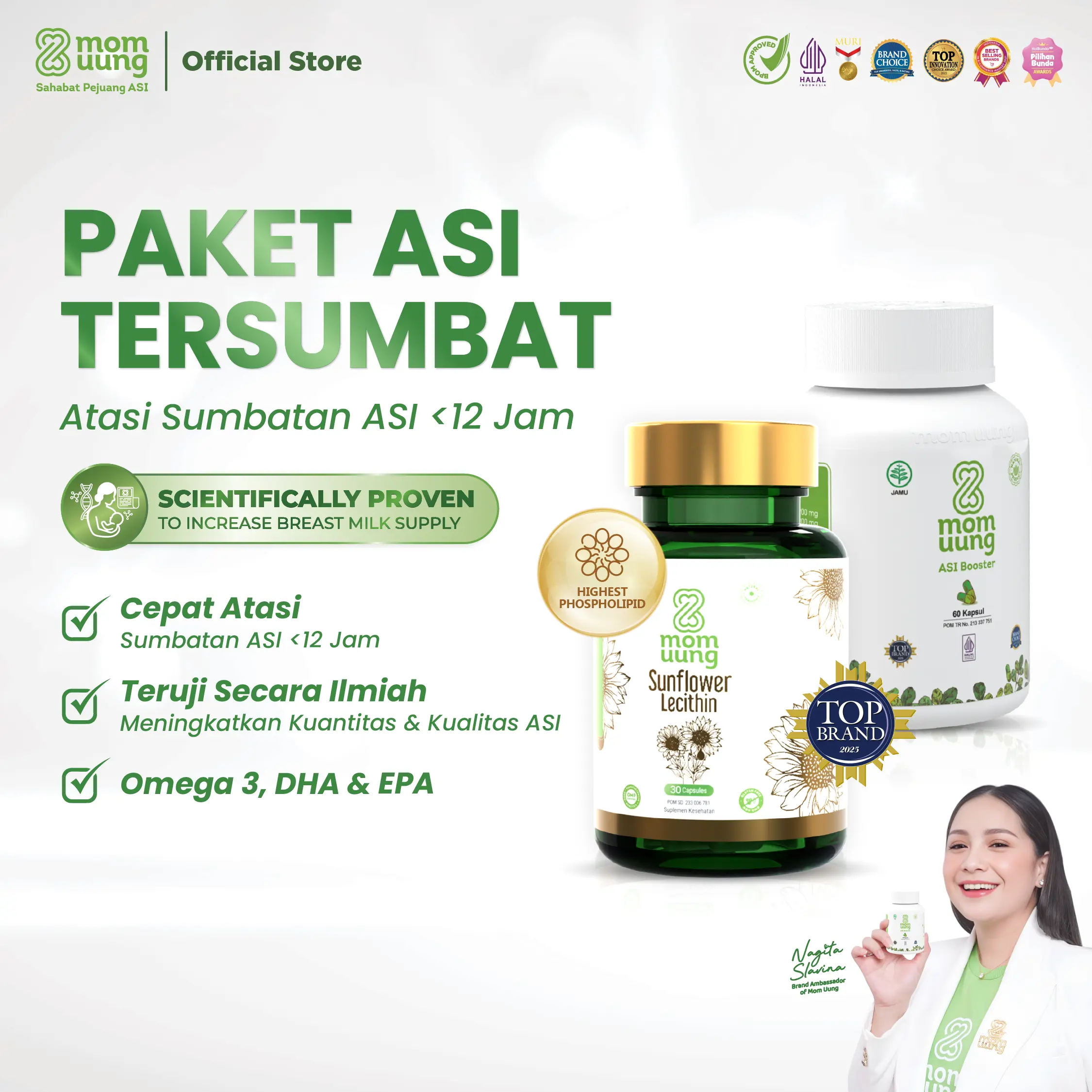 BOOSTER 60 KAPSUL + LECITHIN 30 KAPSUL