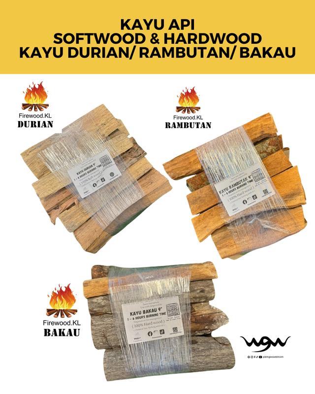FIREWOOD KL- FIREWOOD HARDWOOD & SOFTWOOD KAYU API FOR BBQ GRILL ...