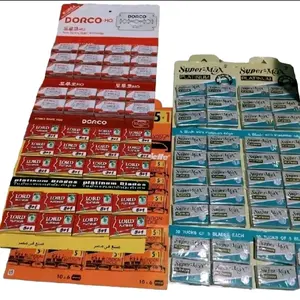 silet isi ulang pisau cukur darco london platinum 5 kotak 25silet