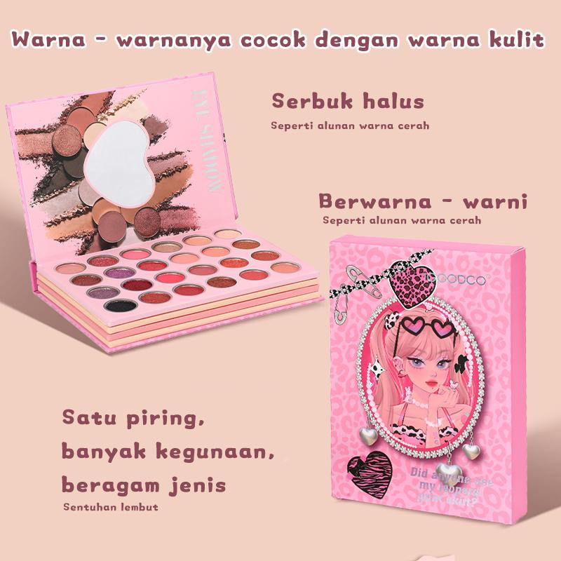 IGOODCO 43 Warna bayangan mata Plat Glitter Powder Cosmetics Women Funny Cover Book Frosted Glitter Powder Sequins Eye Makeup Palette eye shadow 2