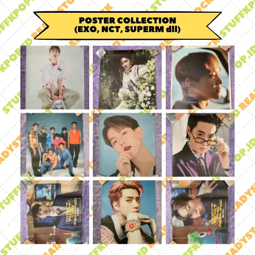 BUY 1 GET 1 [READY POSTER COLLECTION] POSTER COLLECTION EXO NCT (POSTER SUHO,POSTER LAY,POSTER XIUMIN,POSTER BAEKHYUN,POSTER CHEN, POSTER CHANYEOL,POSTER DO,POSTER KAI, POSTER SEHUN, POSTER NCT))