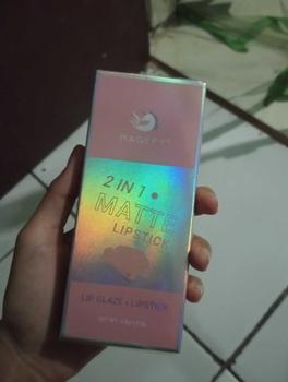 Product Review of 【CUCI GUDANG】MAGEFY 2-IN-1 Lipstik  / Matte Liquid Lipstick / Lip Lembut Tahan Lama Pelembab Pigmentasi Tinggi 12 Colors 8016 from i**n 1