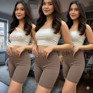 Celana legging paket (isi 3pcs) celana wanita shortspanst/hots panst/celana legging/dalaman wanita host panst bahan spandeks premium nyaman & adem