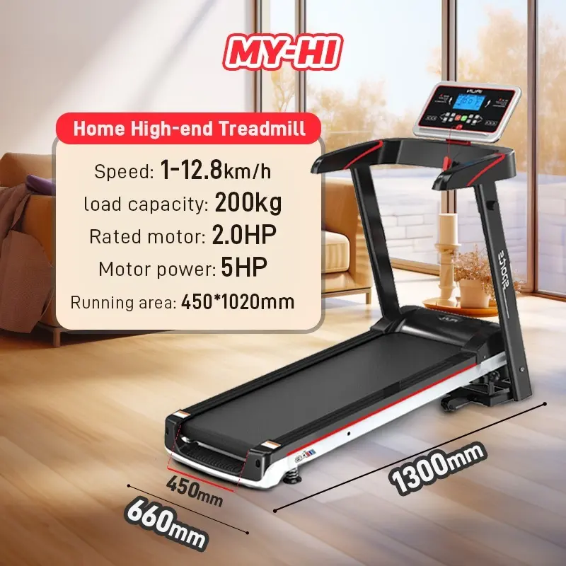 【BooMing】A6 Treadmill Elektrik Treadmill lipat Alat Olahraga Treadmill treadmill portable walking pad treadmill low watt Super Murah Kokoh Treadmill Elektrik A6 Treadmill lipat treadmill portable alat olahraga di rumah 8