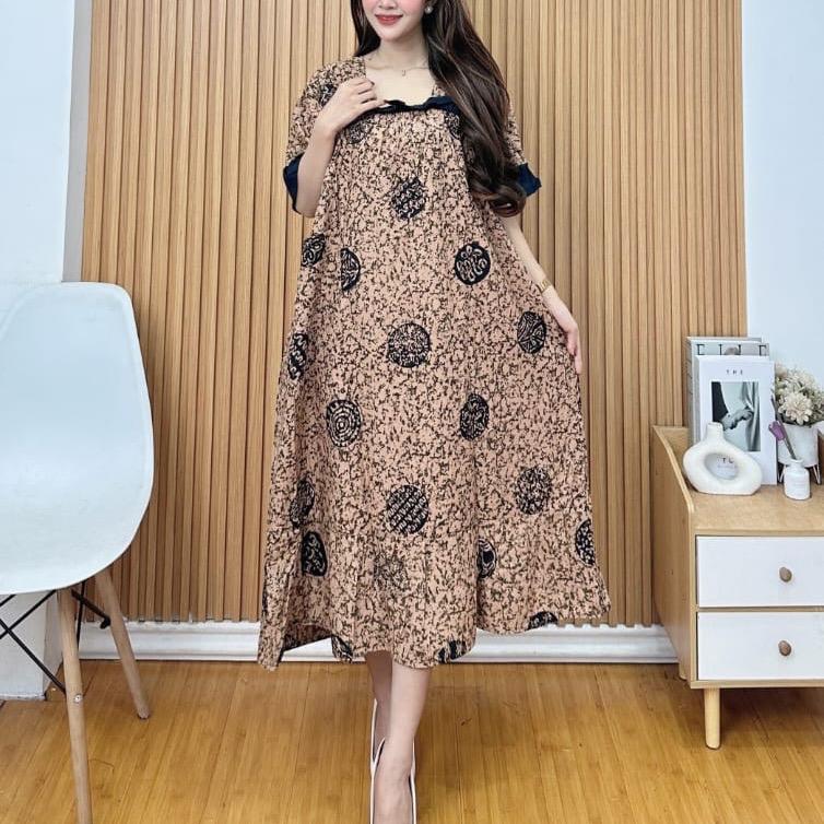 Daster fuji Rempel Bahan Rayon Adem  (Asli Batik Pekalongan ) 4