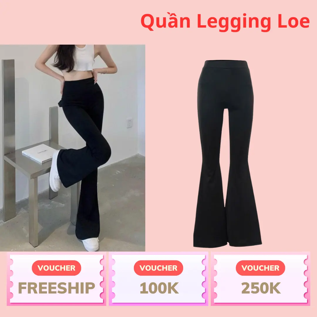 Quần Ống Loe Chất Vải Thun Cotton Co Giãn, Tôn Dáng,Tập Yoga,Trẻ Trung Năng Động