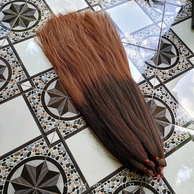 Rambut Cemara Extension Ombre mix 2 warna panjang 80 cm berkualitas halus Extension 1