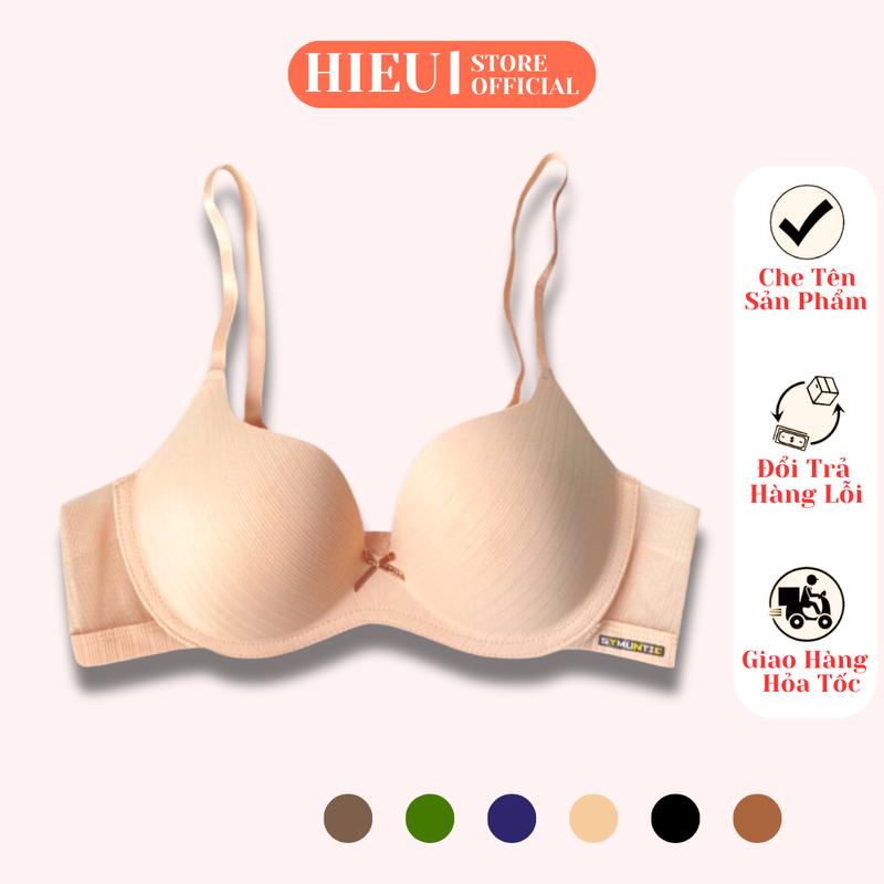 Áo Ngực Su Đúc Không Gọng Mút Nâng 2Cm Áo Bra Dây Lưới Thông Hơi Thoáng Mát - S26