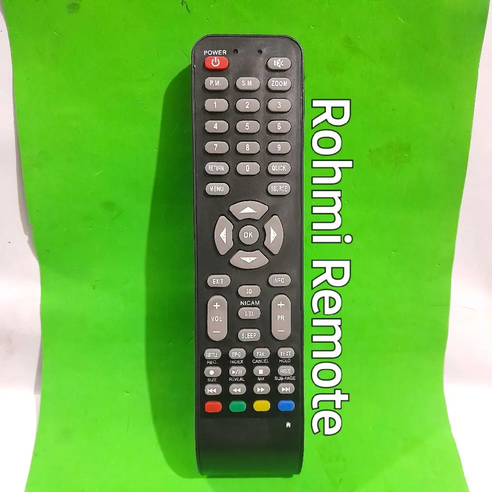 REMOTE REMOT TV LED LCD SANKEN COOCAA 3D