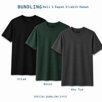 Gambar Night Badger Kaos Polos Bundling 3 PCS Premium Cotton Combed 30s Hitam Cream Army Basic Daily Wear - Hitam-Hitam-Hitam, S dari NIGHT BADGER Kota Administrasi Jakarta Pusat 5 Tokopedia