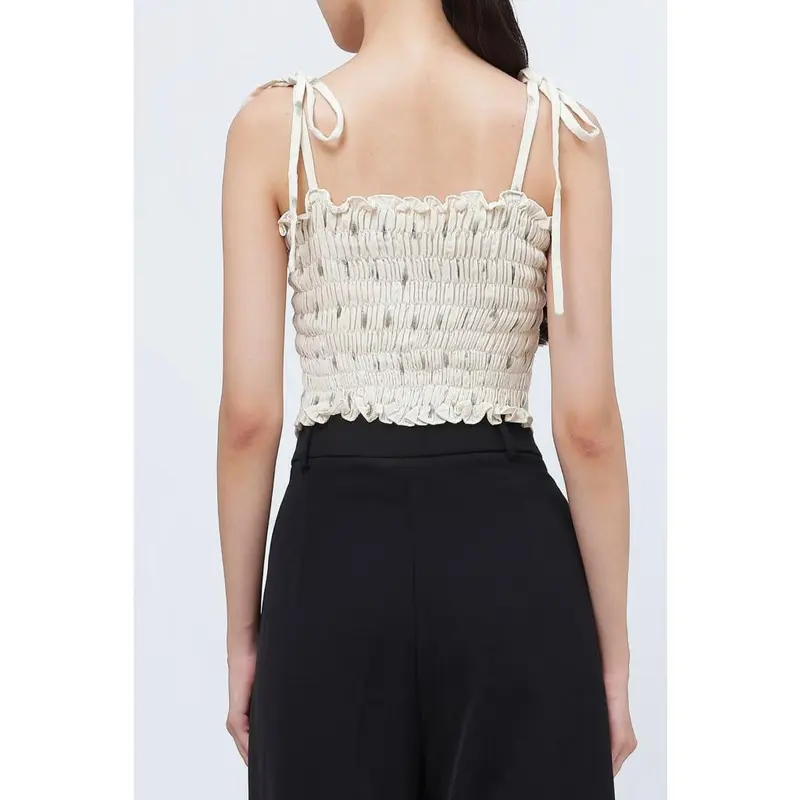 White Moyra Tenun Top - OE 5