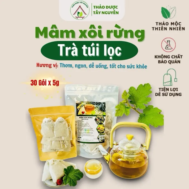 Gói 30 Túi Lọc Trà Mâm Xôi Rừng 0