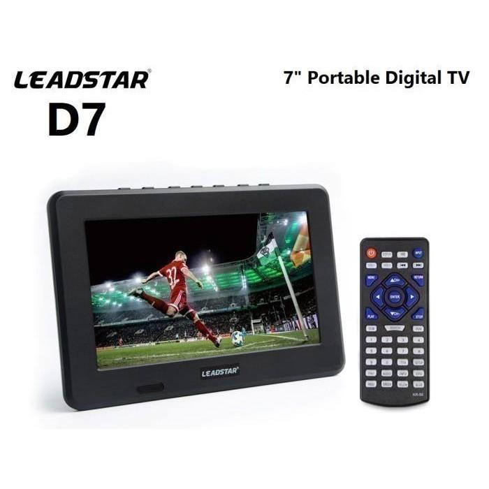 Gambar LEADSTAR D7 - TV Digital Portabel 7 Inci - Support Siaran Digital dari Tanaga Online Shop Kota Administrasi Jakarta Barat Tokopedia