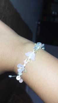 Product Review of Gelang Manik Kupu "Butterfly Era" Tali Serut Beads Bracelet Bead Bracelets Shine String Aesthetic Cottagecore Flower Blooming Floral Fairy untuk Cewek Cewe Wanita Perempuan Anak Remaja Dewasa Couple Bestie Kado Pacar Gift Plastik Kristal Bunga Women from x**☆ 0
