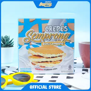 Semprong Susu Lembang - Rasa Original Susu Kue Semprong Cemilan Oleh-Oleh Bandung Gula Food
