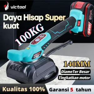 【COD】Victool Alat Pemasangan Ubin 1200W Lantai Getar 30-240CM Alat Perata Keramik Granit 100KG Daya Hisap Super Kuat