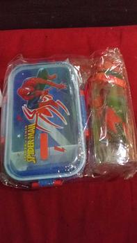 Product Review of Tempat Makan Set/Lanch Box Set /Tempat Bekel Set/Lanch Box Set Karakter Kitchenware from l**0 0