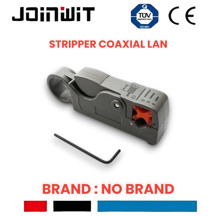 Gambar ROTARY COAXIAL LAN CABLE STRIPPER 2 BALDE MODE GREY TOOLS RG58 (3C2V) RG59/62 RG6 / ROTARI STRIPPER KABEL COAXIAL RG 58 (3C2V) RG-59/62 RG6 dari Joinwit Kota Administrasi Jakarta Utara Tokopedia