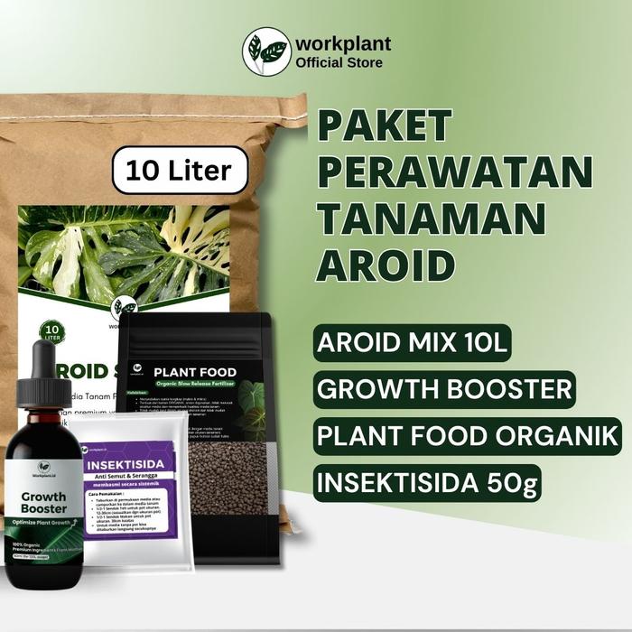 Gambar Workplant - Paket Perawatan Tanaman Aroid Growth Booster Pupuk Nutrisi Tanam Tanaman Hias Aroid Philoden Monstera Anthurium dll - Paket 1 dari workplant official Kota Surabaya 4 Tokopedia