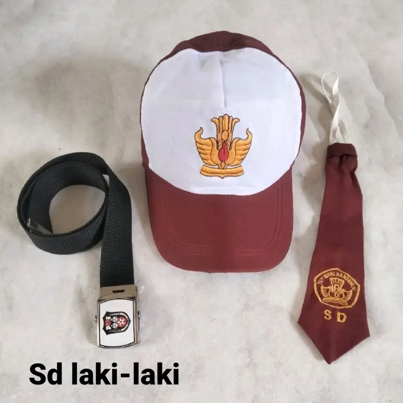 perlengkapan sekolah sd smp sma pramuka.topi dasi dan sabuk 8