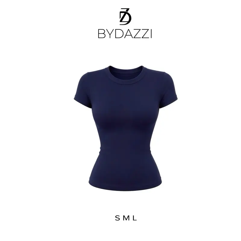 Áo thun trơn nữ cổ tròn vải cotton mịn DAZZI form ôm babytee Women A016 | BigBuy360 - bigbuy360.vn Áo thun trơn nữ cổ tròn vải cotton mịn DAZZI form ôm babytee Women A016 | BigBuy360 - bigbuy360.vn