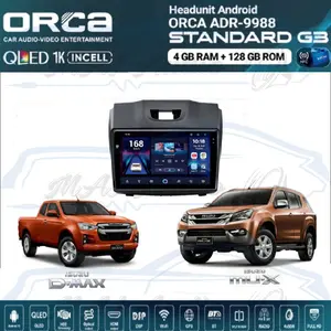 Head Unit Android Orca Standar 9 inch OEM Isuzu MUX / DMAX 2014-2020 PNP