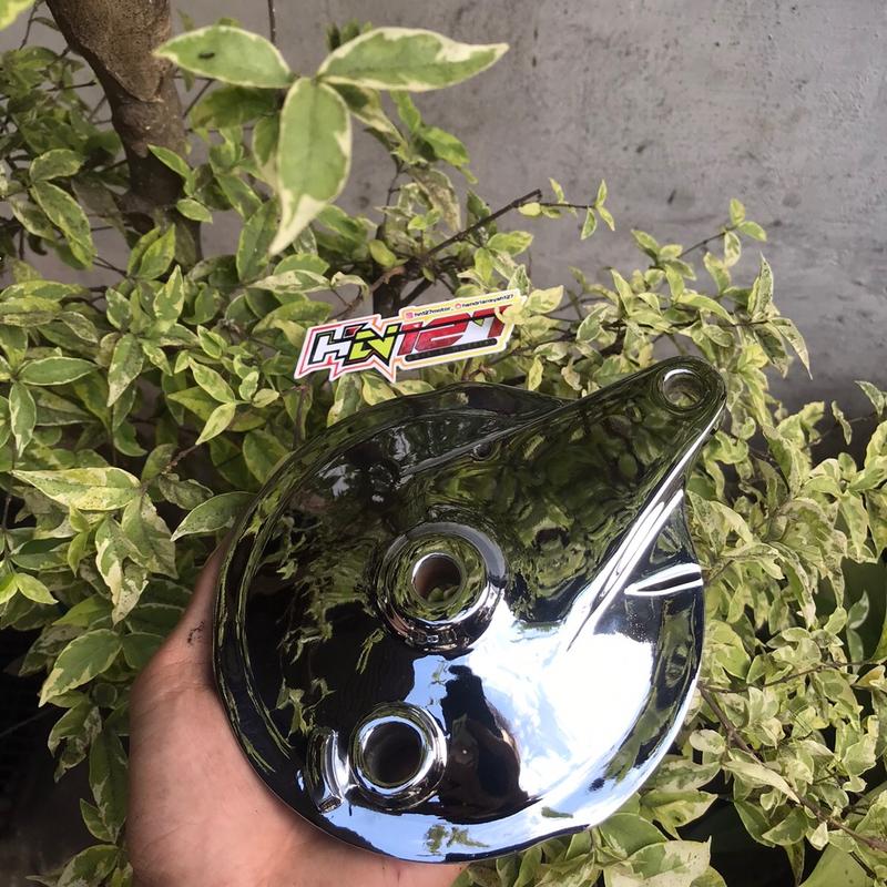 tutup kampas Jupiter crom / tlapukan kampas Yamaha besar Jupiter vegazr original crom 1
