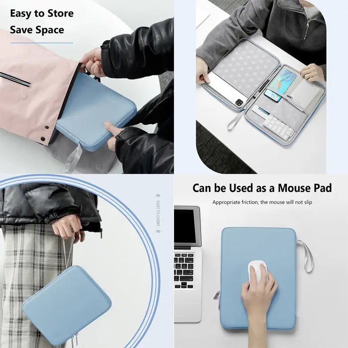 Sleeve untuk Tablet Huawei Matepad 12X 12 X Tab Tablet PC Papermatte 12 Inch Inci 2024 Pastel Sleeve Pouch Storage Hand Bag Tas Sarung Soft Case Casing Cover Warna Lucu Aesthetic Estetik Tali Lanyard Tempat Keyboard Slot Pen Holder Paper Mate Papermate 8