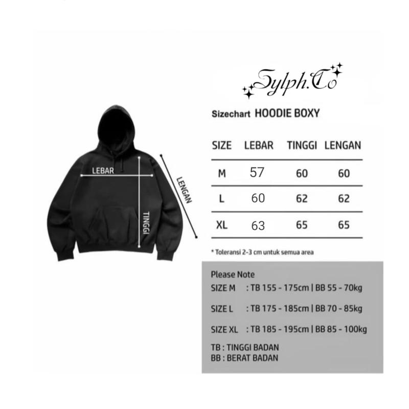 Hoodie boxy fit reflektif Silent Nigh Unisex  Fleece tebal 280 gsm | Sablon Reflektif Silver Free Stiker 5